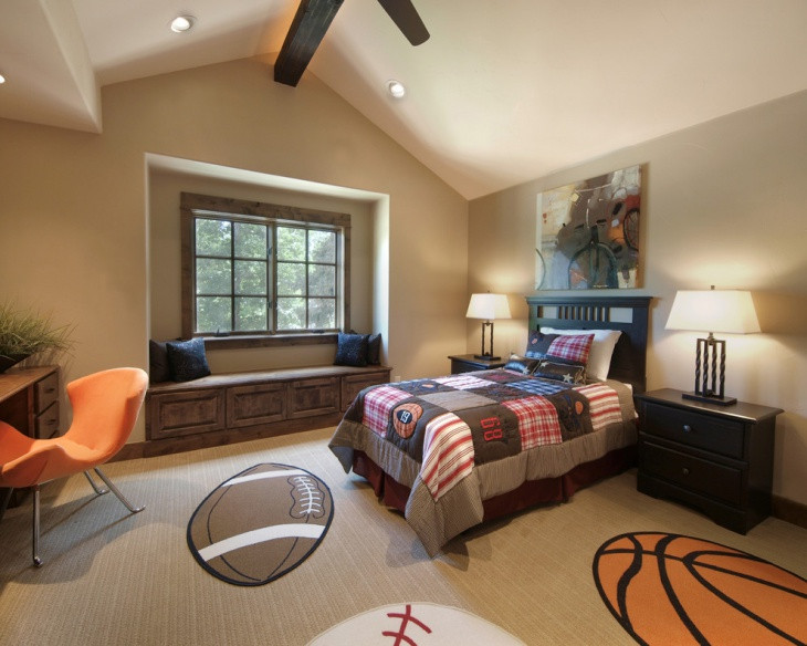 Sports Themed Kids Room
 17 Sports Bedroom Designs Ideas