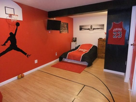 Sports Themed Kids Room
 17 Inspirational Ideas For Decorating Basketball Themed