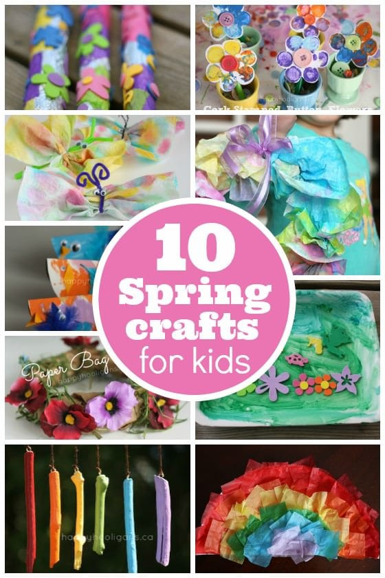 Spring Art Ideas For Preschoolers
 10 Easy Spring Crafts for Toddlers and Preschoolers