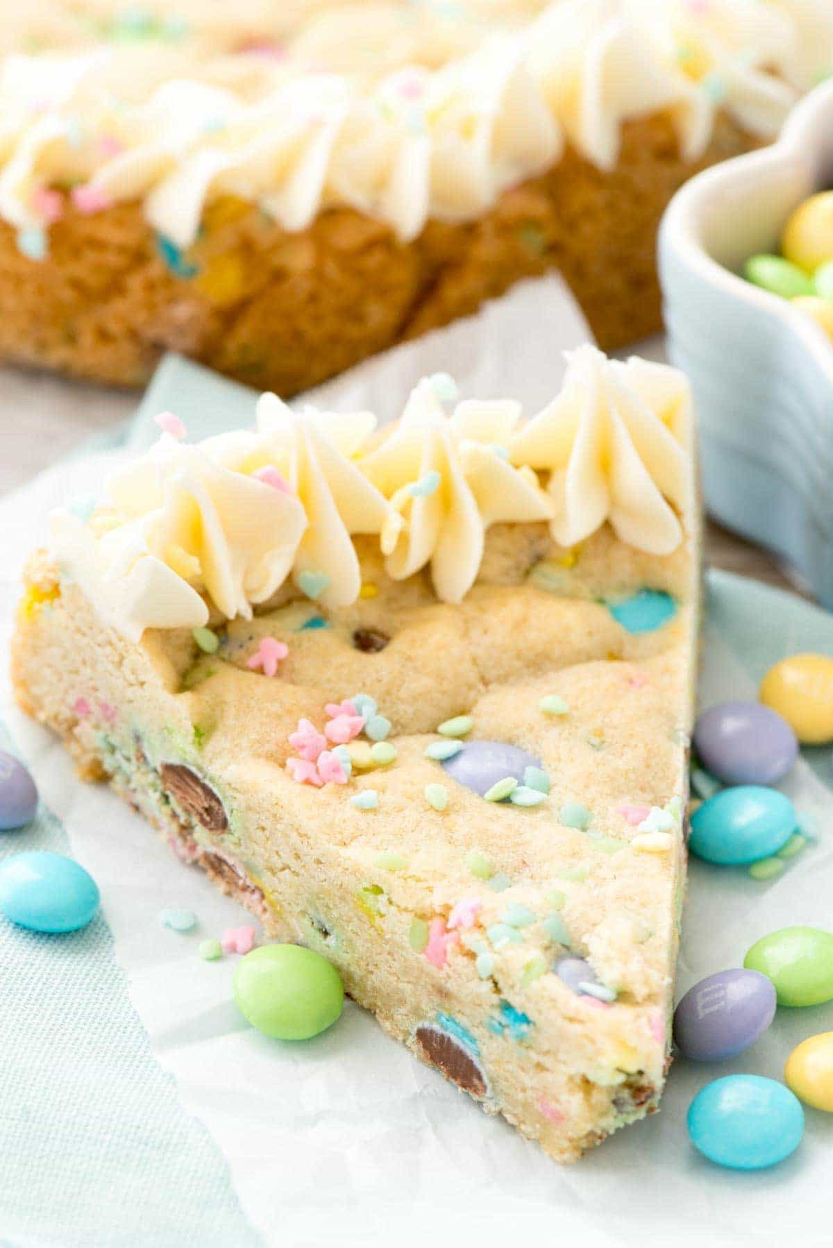 Spring Cake Recipes
 Easter Sugar Cookie Cake Crazy for Crust