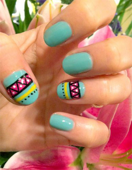 Spring Nail Designs Easy
 Simple Spring Nail Art Designs Ideas & Trends 2014 For