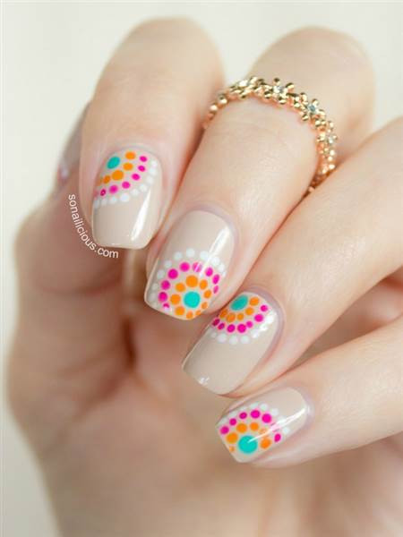 Spring Nail Ideas
 DIY Summer nail art designs colorblocked manicures