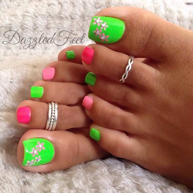 Spring Toe Nail Designs
 31 Easy Pedicure Designs for Spring