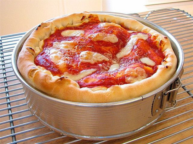 Springform Pan Cake Recipes
 Stuffed Pizza in a SpringForm pan