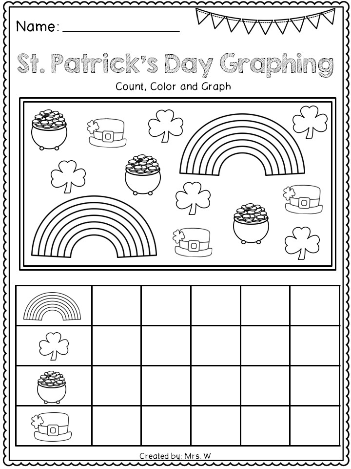 St Patrick Day Activities For Kindergarten
 FREE St Patrick s Day Literacy and Math Printables