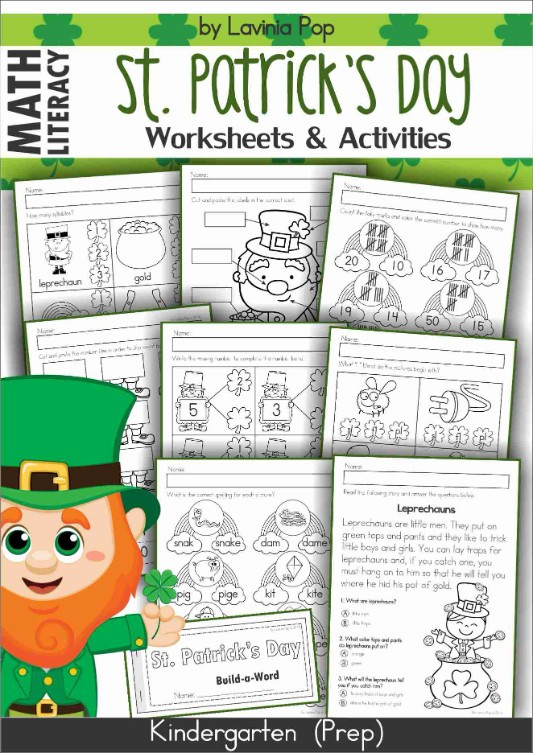 St Patrick Day Activities For Kindergarten
 St Patrick s Day Worksheets and Activities for