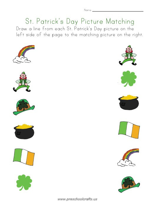 St Patrick Day Activities For Kindergarten
 st patrick day worksheets for kindergarten Preschool Crafts