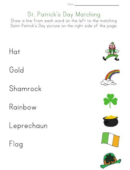 St Patrick Day Activities For Kindergarten
 Saint Patrick s Day Free Math Worksheets & Printables
