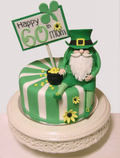 St Patrick Day Cake Ideas
 Birthday cake with St Patricks day theme PNG