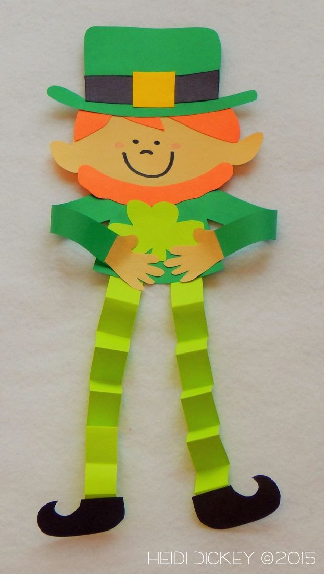 St Patrick Day Crafts For Kindergarten
 Leprechaun Craft Pack St Patricks Day Fun