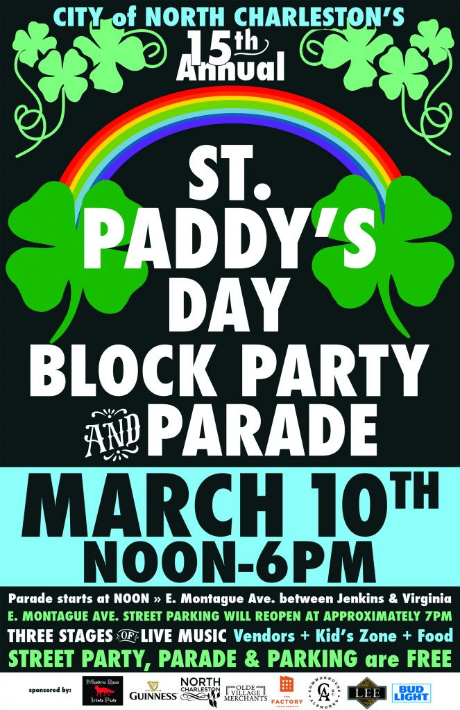 St Patrick's Day Block Party
 St Paddy s Day Block Party and Parade 2018 Park Circle