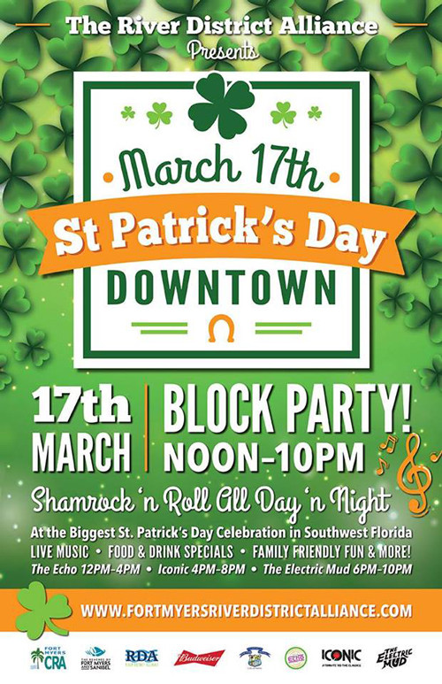 St Patrick's Day Block Party
 Downtown Fort Myers Saint Patrick s Day Block Party