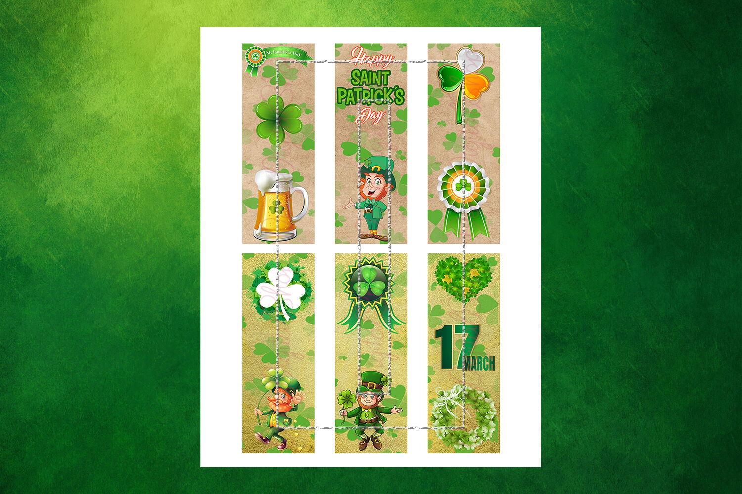 St Patrick's Day Food
 St Patrick s Day Digital Bookmarks St Patrick Bookmarks By