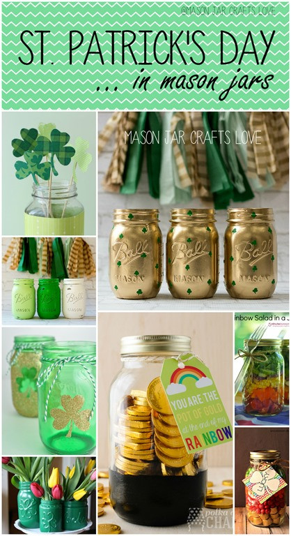 St. Patrick's Day Gifts
 St Patrick’s Day Craft Ideas Mason Jar Crafts Love