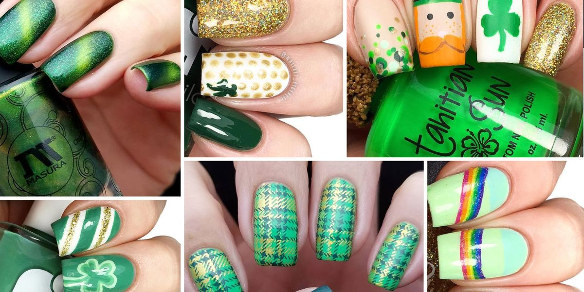 St Patrick's Day Nail Ideas
 20 St Patrick s Day Nail Designs Best St Patrick s Day