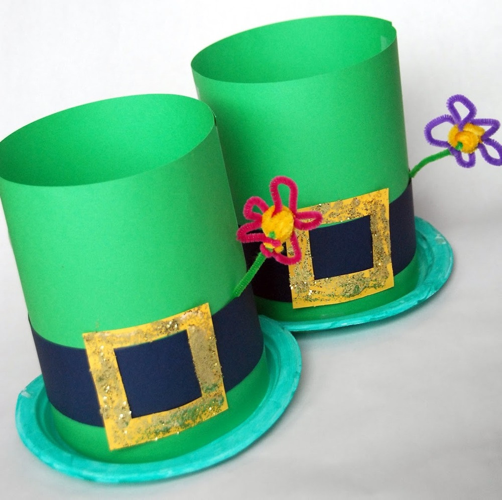 St Patricks Day Crafts For Kids
 Easy Leprechaun Hats