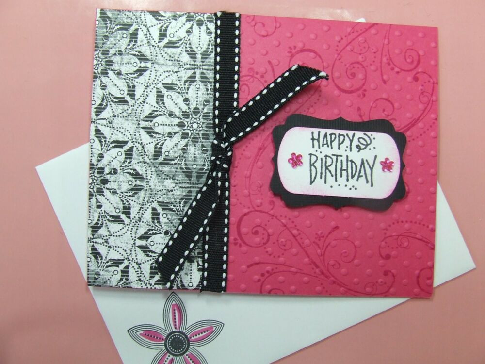 Stampin Up Birthday Cards
 Handmade BIRTHDAY Card Using STAMPIN UP Bling Sizzix