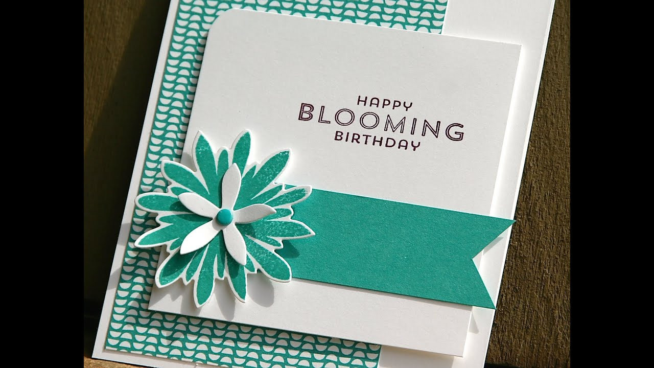 Stampin Up Birthday Cards
 Stampin Up Birthday Card using Flower Patch