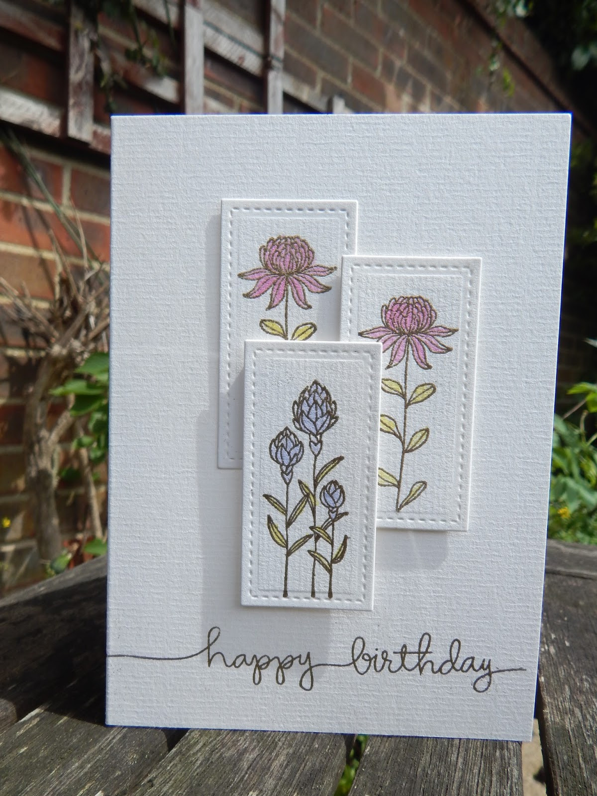 Stampin Up Birthday Cards
 Craft E Place Two cards one stamp set