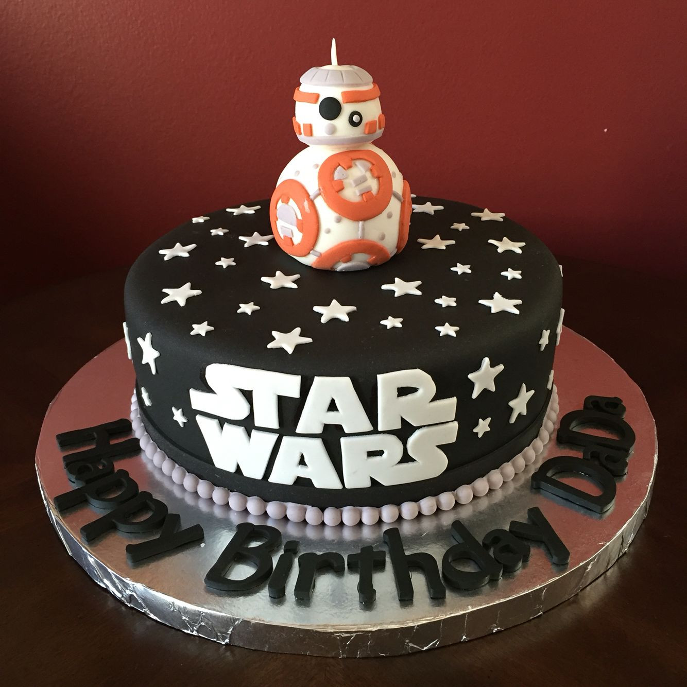 Star Wars Birthday Cake Decorations
 Star Wars BB 8 Birthday Cake