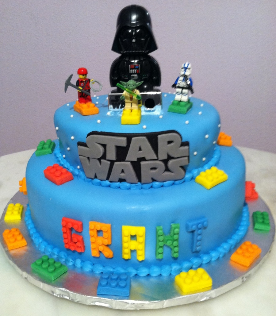 Star Wars Birthday Cake Decorations
 Star Wars Lego Birthday Cake CakeCentral