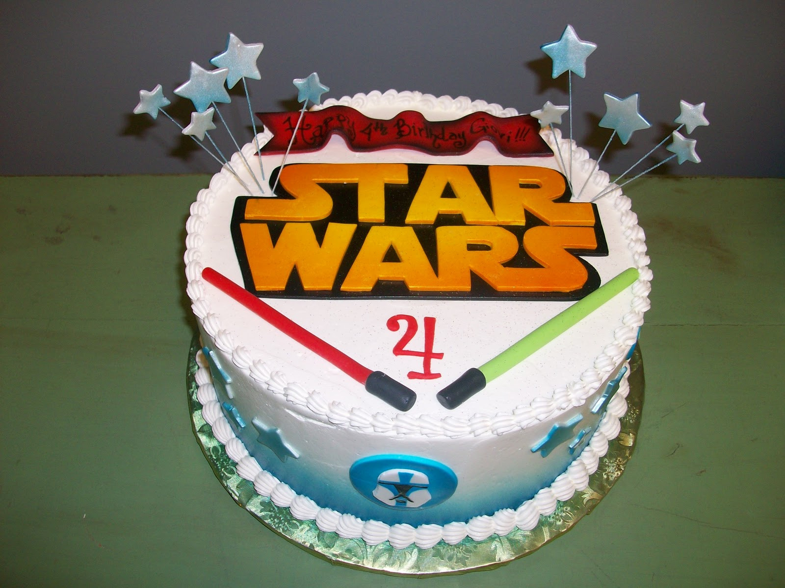 Star Wars Birthday Cake Decorations
 Star Wars Birthday Cake