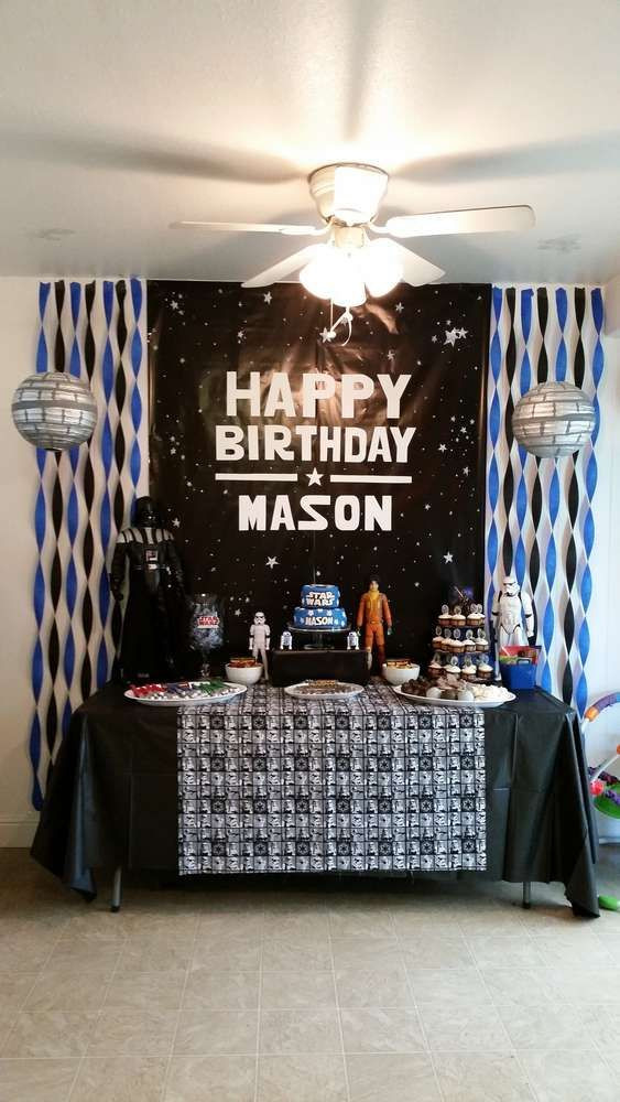 Star Wars Birthday Party Decorations
 34 Geeky Star Wars Party Ideas You’ll Love Shelterness