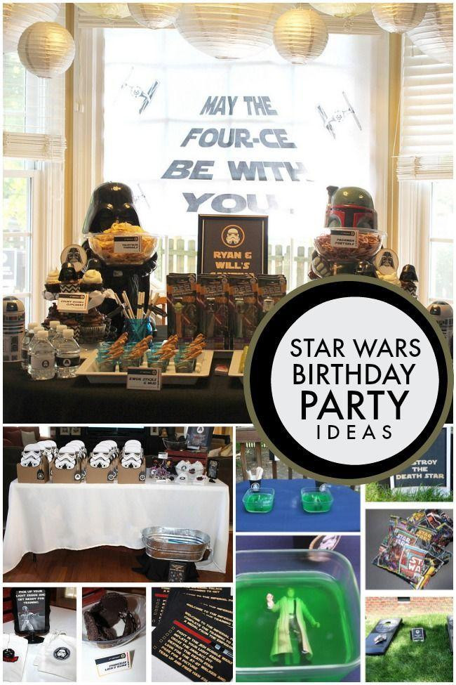 Star Wars Birthday Party Decorations
 May the Four ce Be With You Classic Star Wars Boys