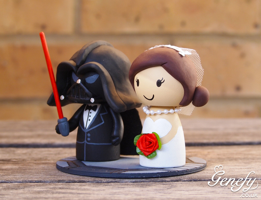 Star Wars Wedding Cake Topper
 Top 20 STAR WARS Wedding Cakes From A Galaxy Far Far Away