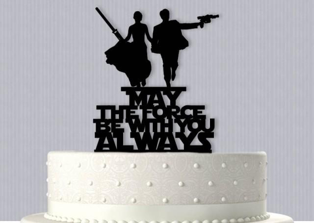 Star Wars Wedding Cake Topper
 Star Wars Inspired Epic Wedding Cake Topper