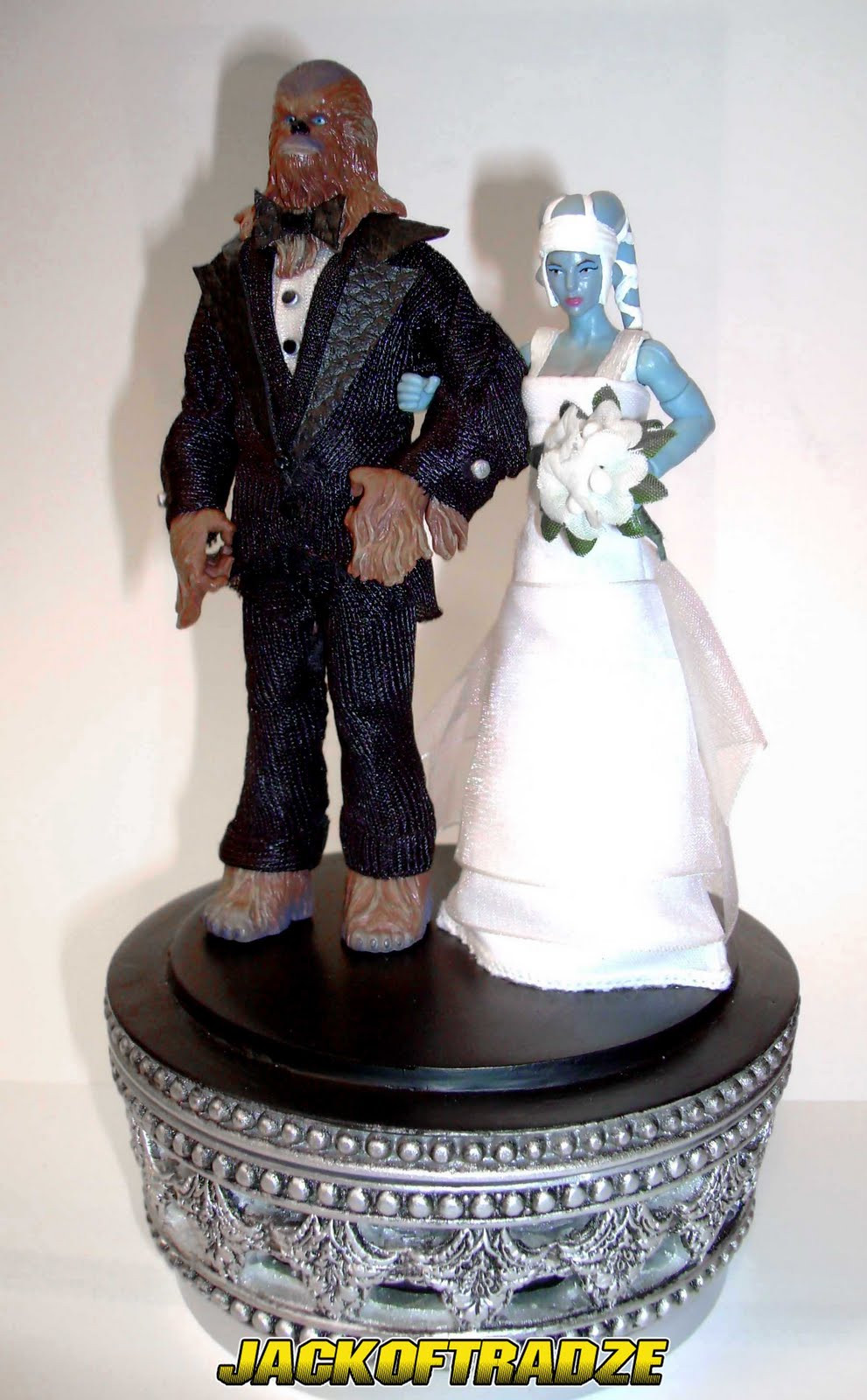Star Wars Wedding Cake Topper
 JACKOFTRADZE Custom Star Wars Action Figures Custom