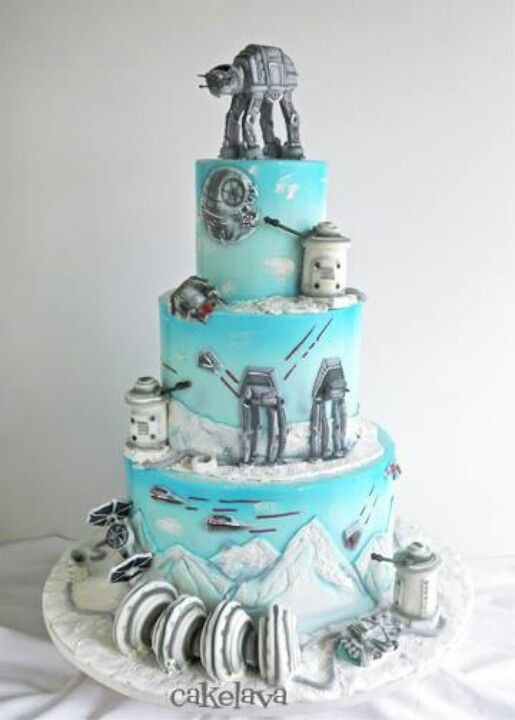 Star Wars Wedding Cakes
 Top 20 STAR WARS Wedding Cakes From A Galaxy Far Far Away