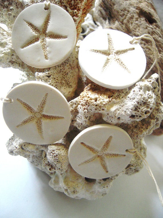 Starfish Wedding Favors
 Beach Wedding Starfish Decorations Favor Gift Tags Wine Charms