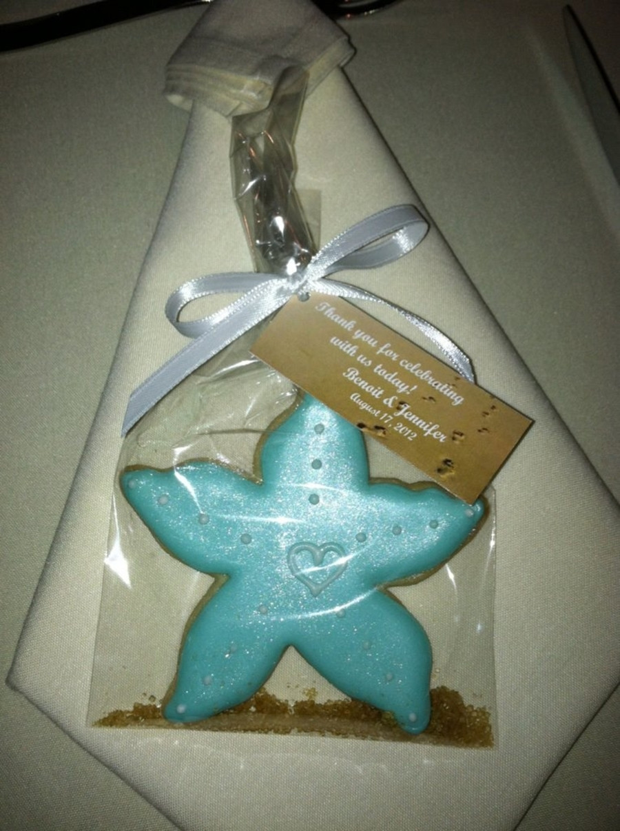 Starfish Wedding Favors
 Starfish Wedding Favor Cookies CakeCentral