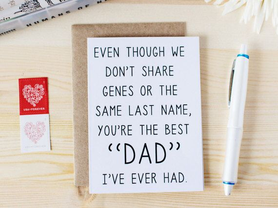Step Father Gift Ideas
 A beautiful quote for a stepfather dad