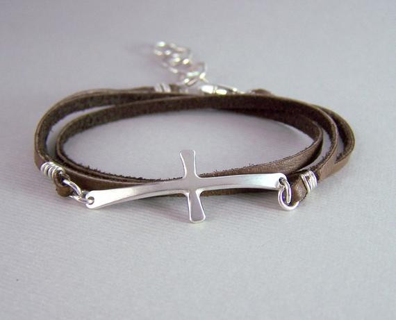 Sterling Silver Cross Bracelet
 Unavailable Listing on Etsy