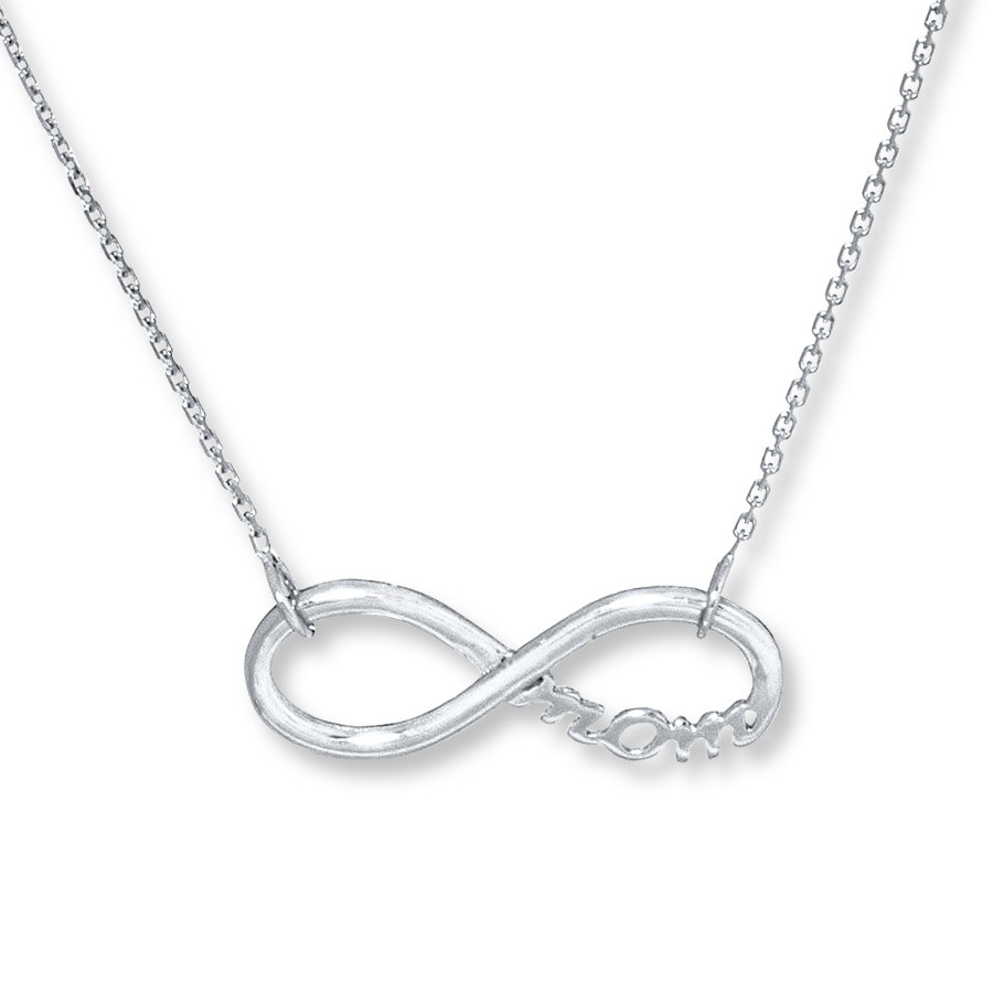 Sterling Silver Infinity Necklace
 Infinity Mom Sterling Silver Necklace Kay