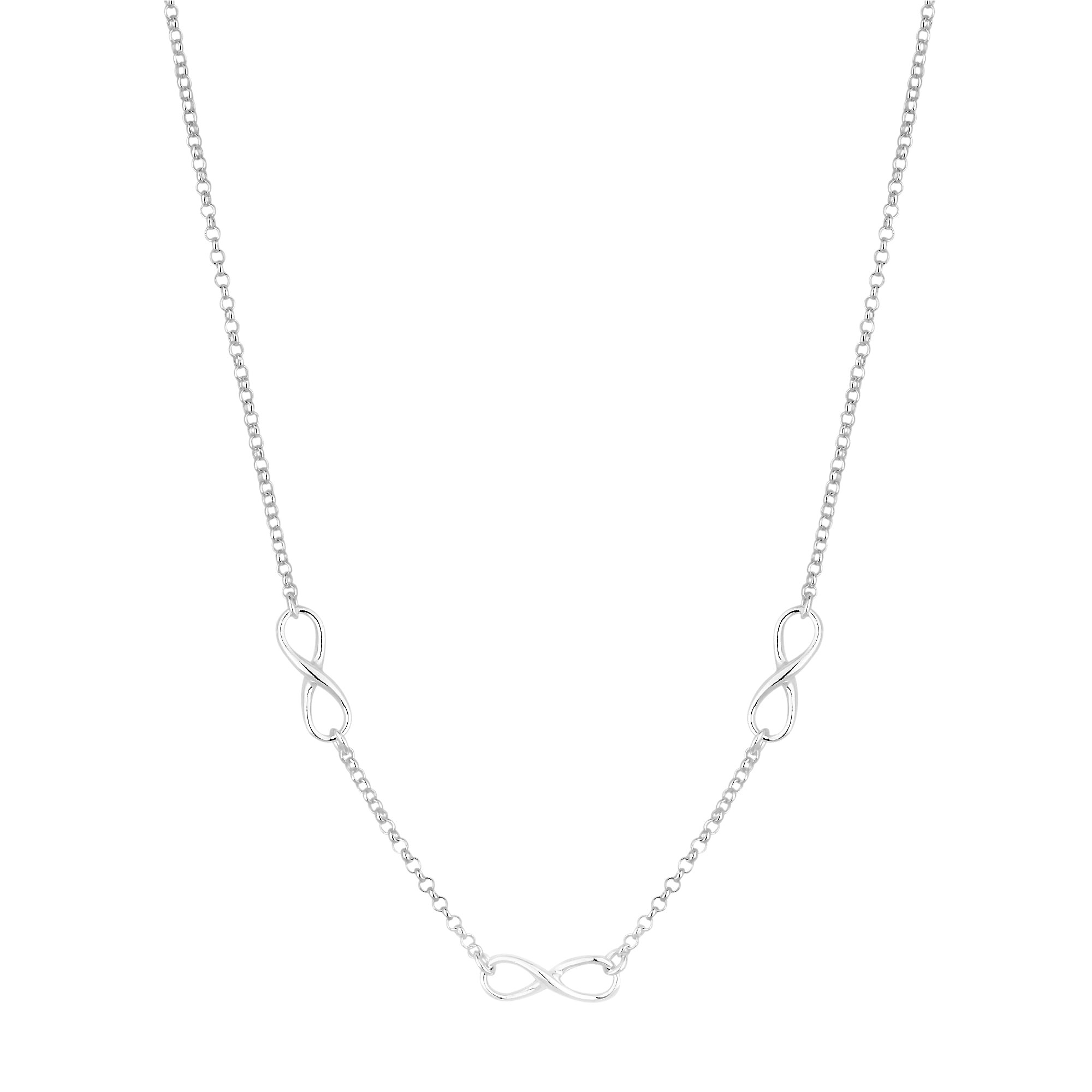 Sterling Silver Infinity Necklace
 Simply Silver Sterling Silver 925 Infinity Necklace Sale