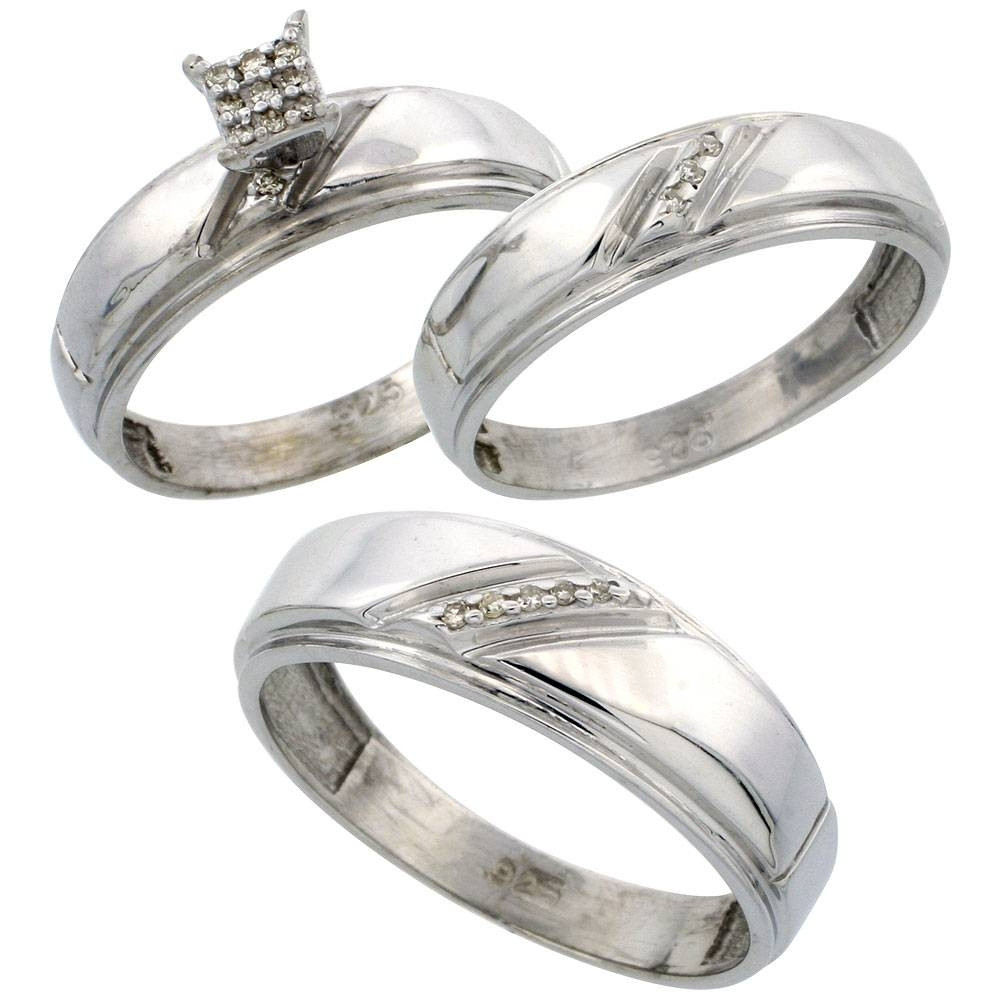 Sterling Silver Wedding Bands For Him
 15 Inspirations of Sterling Silver Wedding Bands For Her