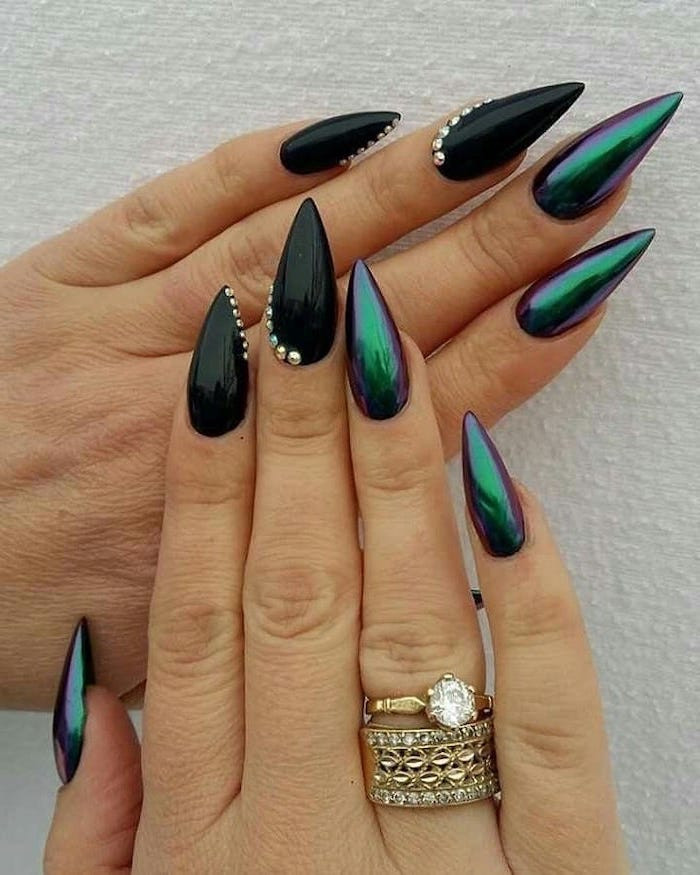 Stiletto Nail Colors
 1001 ideas for nail designs suitable for every nail shape
