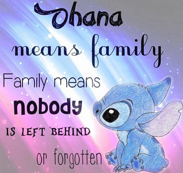 Stitch Family Quote
 Lilo And Stitch Quotes QuotesGram