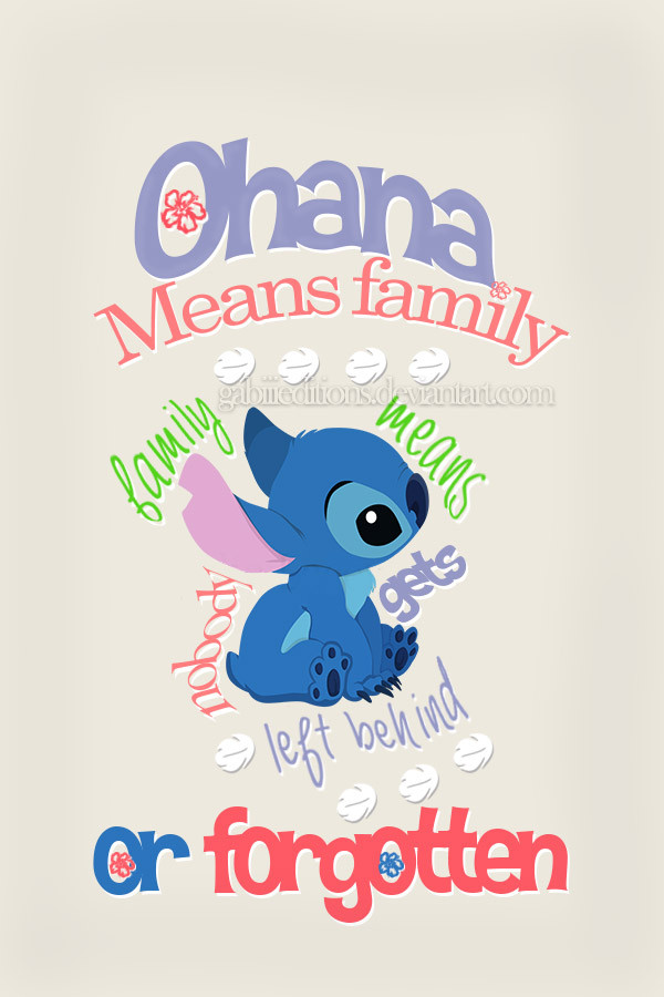 Stitch Family Quote
 Quotes From Lilo And Stitch QuotesGram