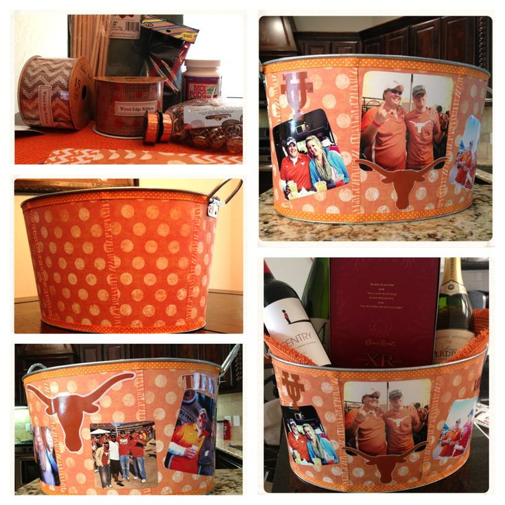 Stock The Bar Gift Basket Ideas
 Stock the bar t basket with with sentimental pictures