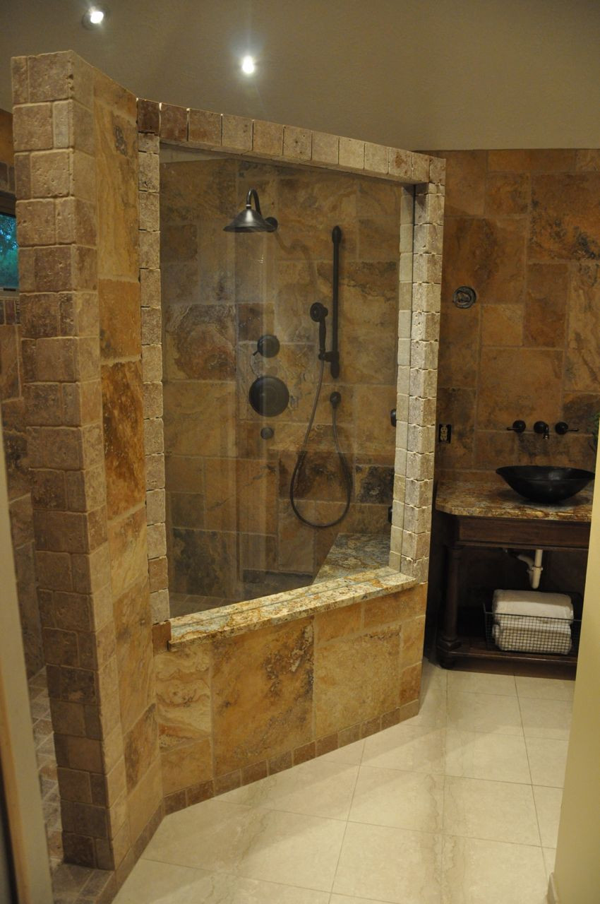 Stone Bathroom Showers
 30 cool ideas and pictures of natural stone bathroom