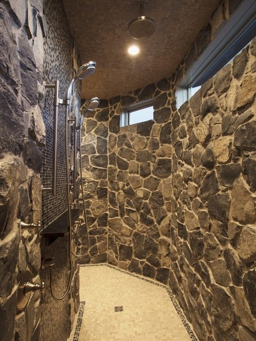 Stone Bathroom Showers
 Stone Showers Home Design Ideas Remodel and Decor