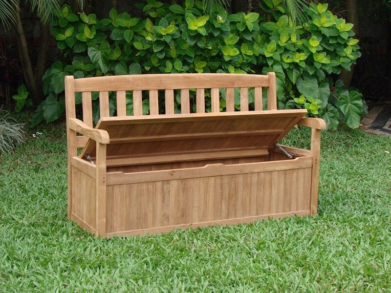 Storage Bench For Outside
 How to Build a Garden Storage Bench