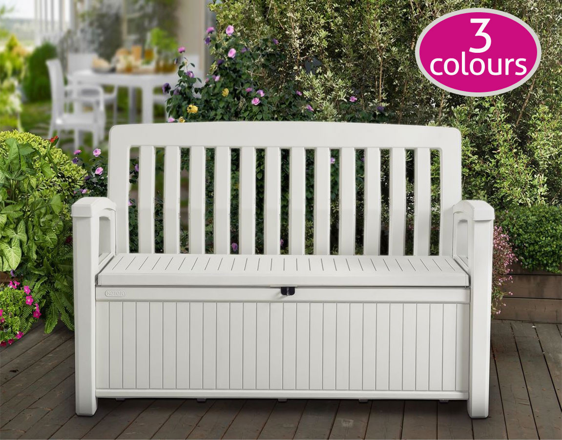 Storage Bench For Outside
 KETER PATIO STORAGE BENCH Sydney Garden Products