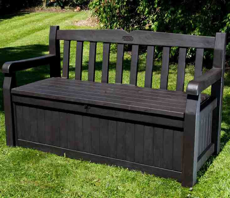 Storage Bench For Outside
 Outdoor Wooden Storage Bench Home Furniture Design
