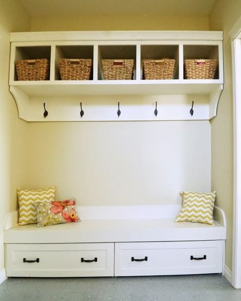 Storage Bench Plans Ana White
 Under Bench Trundle Drawers Mudroom