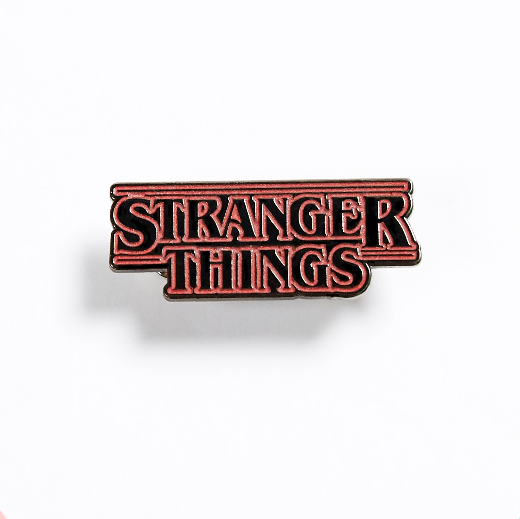 Stranger Things Pins
 Stranger Things Logo – Enamel Pin Inspired by Stranger